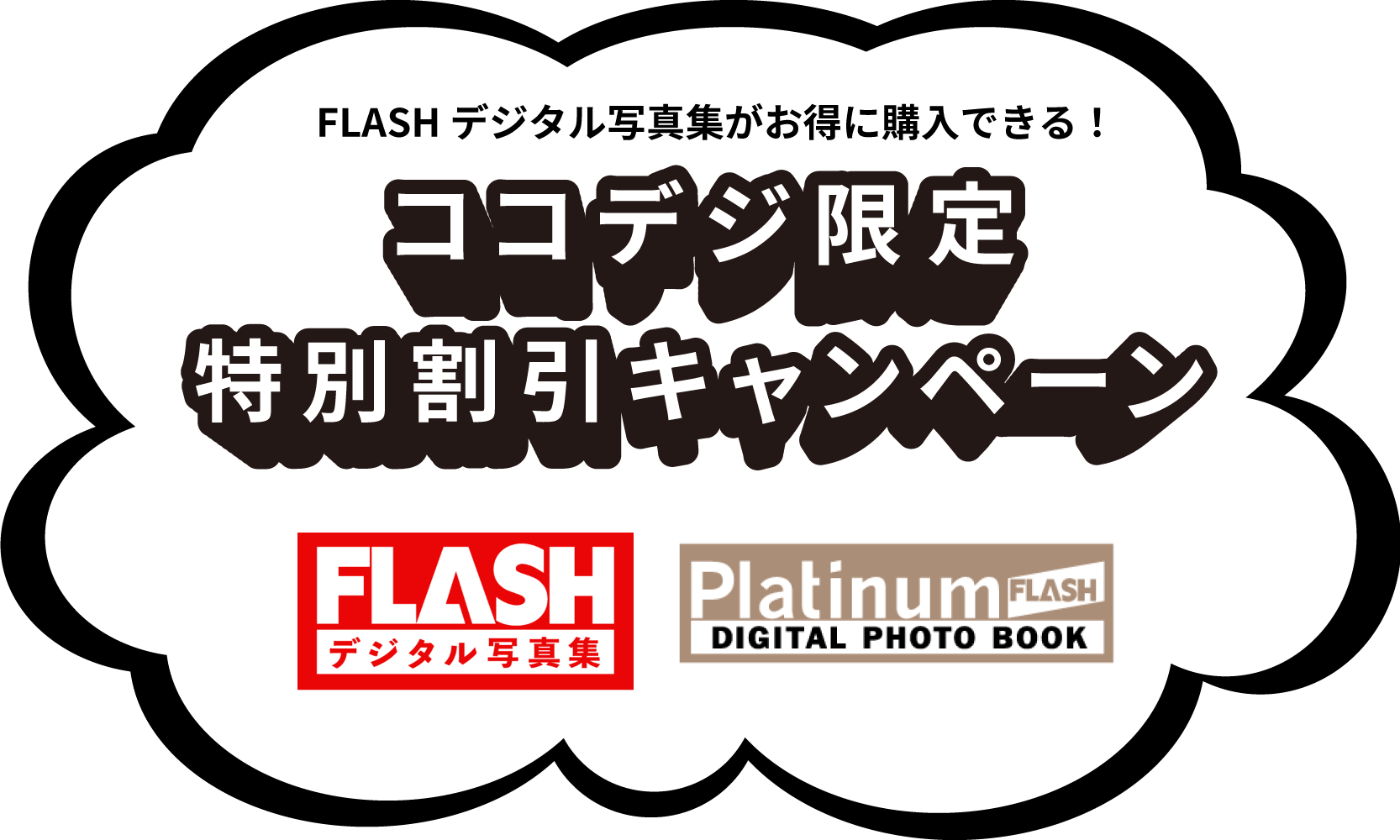 ココデジ限定 FLASH デジタル写真集キャンペーン